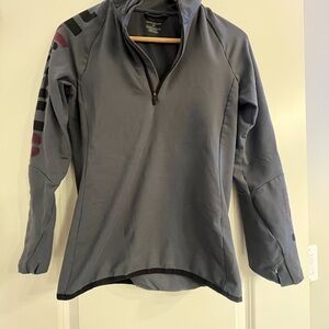 Reebok Crossfit Gray Quarter-Zip Pullover
